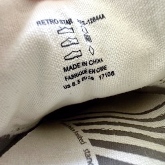 TAOS Footwear Womens Suede Retro Star Graphite Grey Sneakers 8.5 - Picture 4 of 6